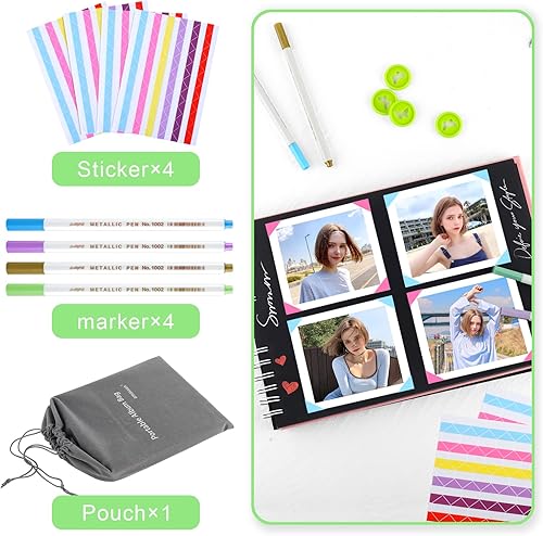 Miniatura 4 de Álbum de fotos para manualidades, álbum de recortes para bebés, libro de invitados de boda, álbum de recortes de aniversario, libro de recuerdos