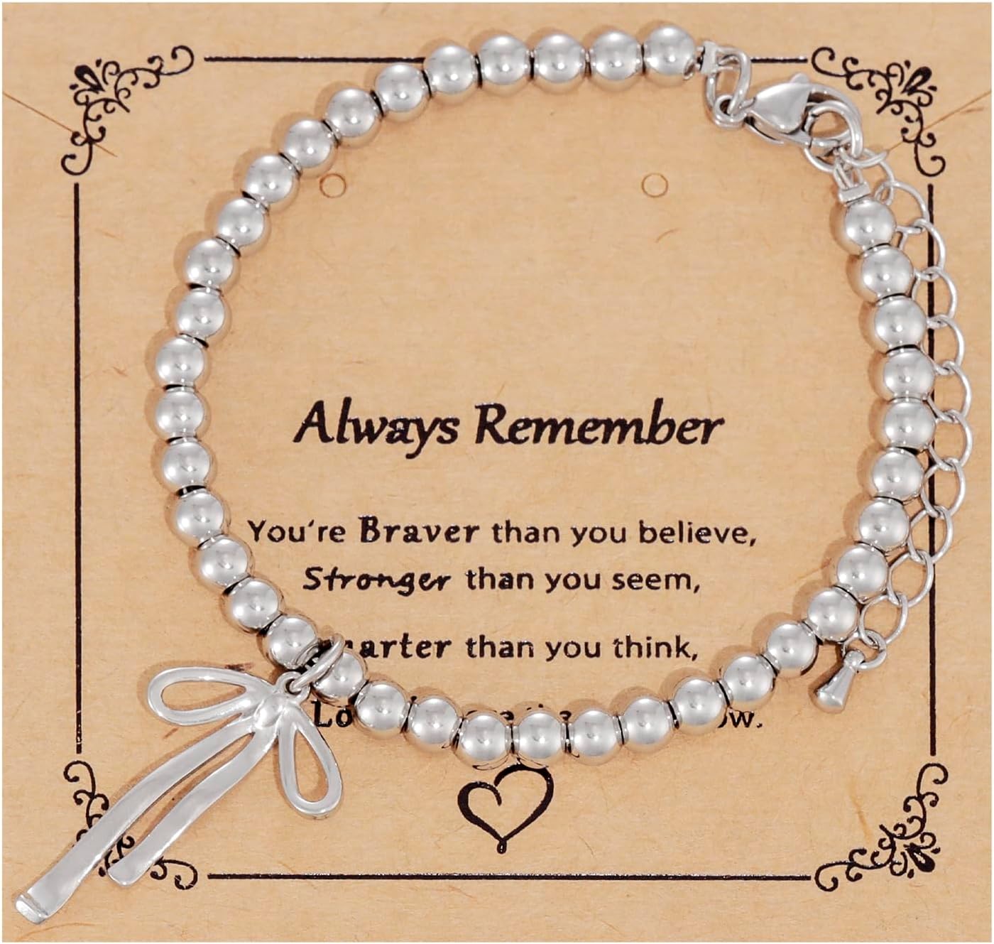 HUTIMY Bow Themed Gifts for Women Adults Teen Bowknot Lover Birthday Jewelry Bow Bracelet