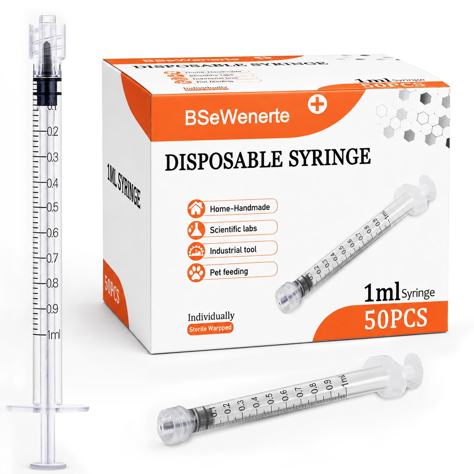 30Pack 1ml Luer Lock Syringe without Needle Small Syringes Professional — Amazon image 7