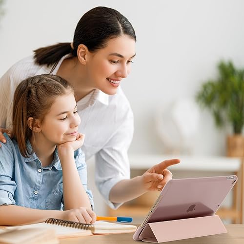 Miniatura 7 de SUPFINE Funda para iPad de 9 generación de 10.2 pulgadas 2021, con protector de pantalla de cristal, funda para iPad de 8 generación 2020, funda