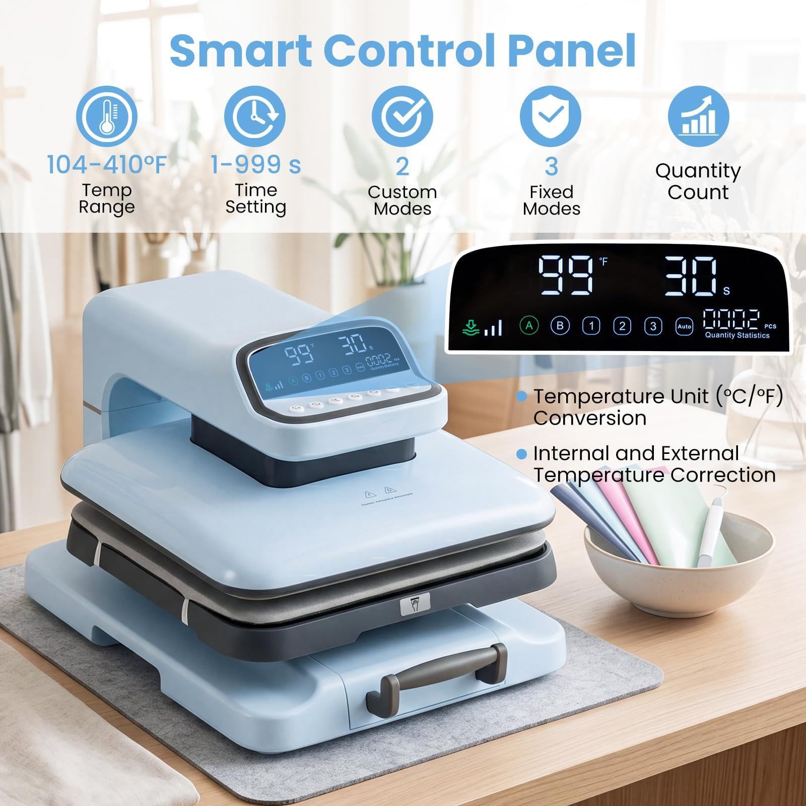 Pressa di Calore Automatica Intelligente for Magliette