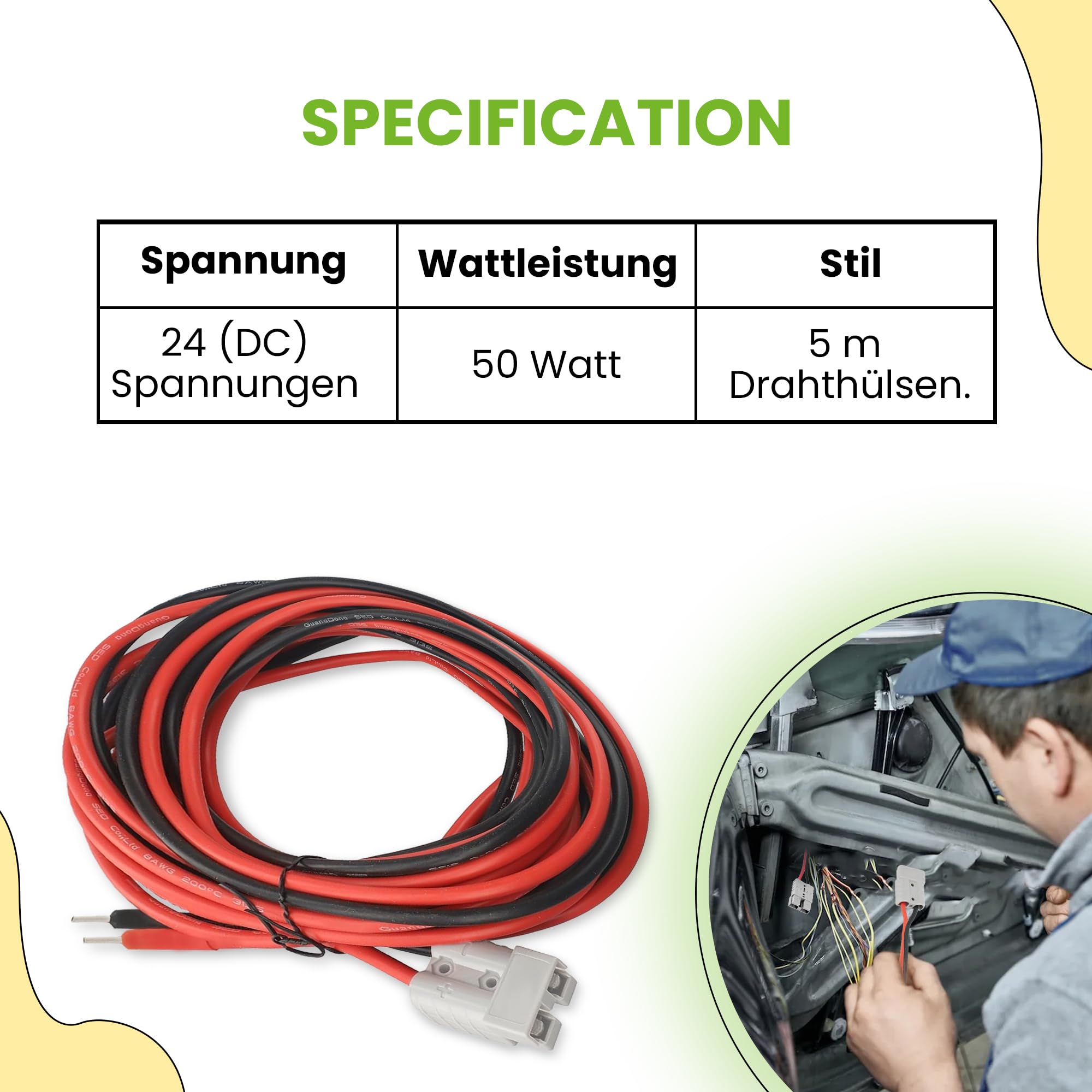 Offgridtec Anderson - Terminali da 6 mm², 5 m