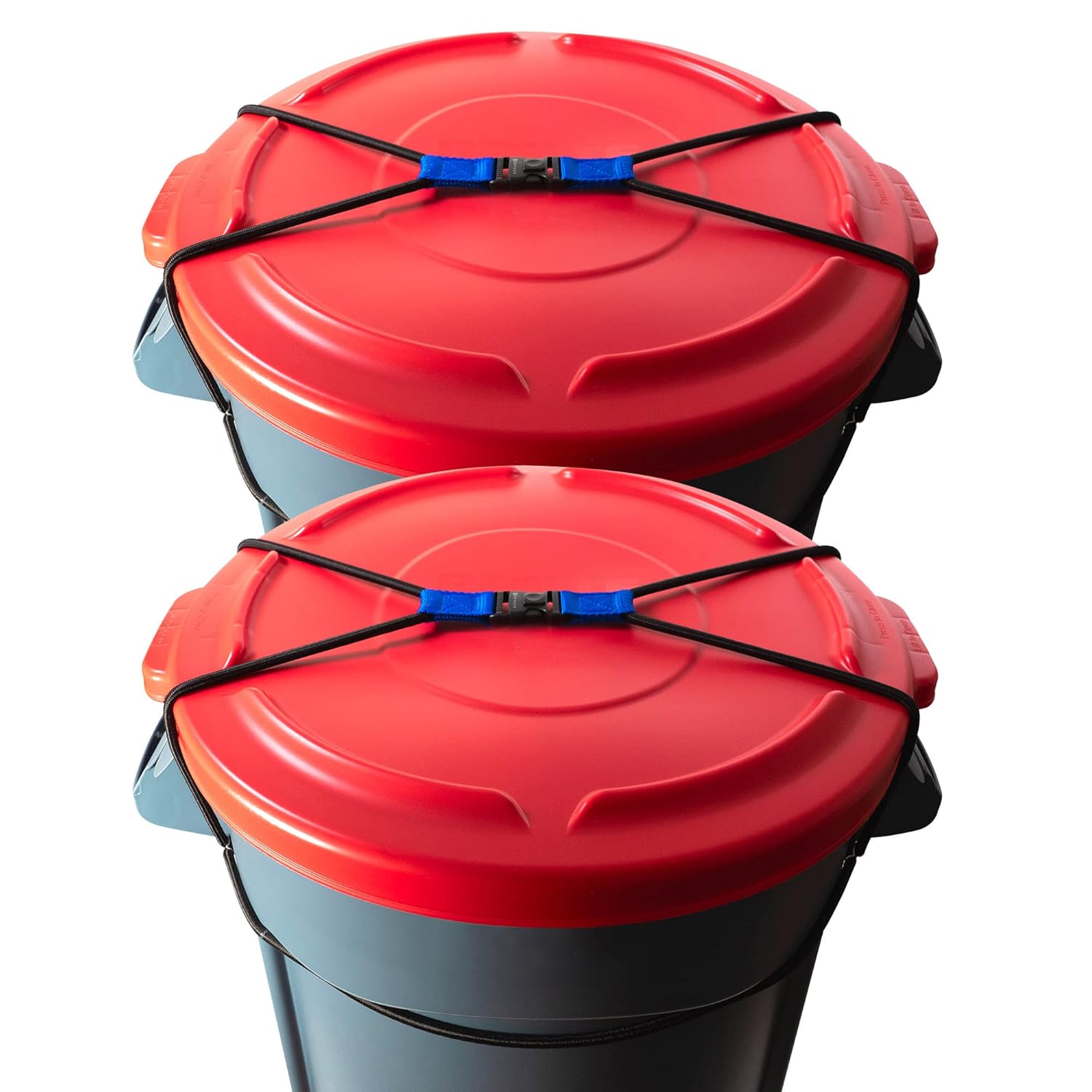 ZONDER® Trash Can Locks Bungee Cord Outdoor Trash Can