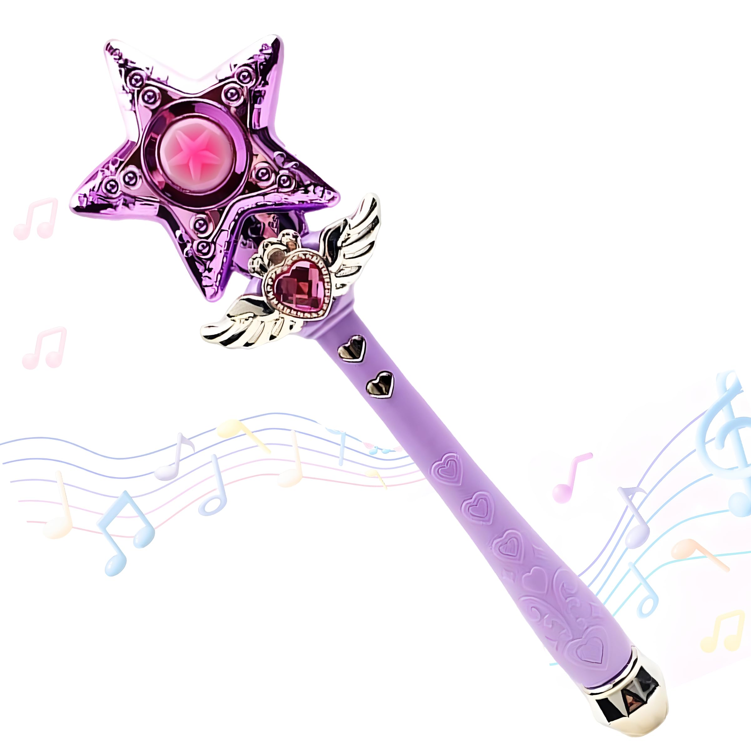 Toyshine Princess Fairy Magic Wand Moon Styling Stick Flashing Toy with Music and Light for Kids - F (B0DCK47ZPG) Amazon Price History, Amazon Price Tracker