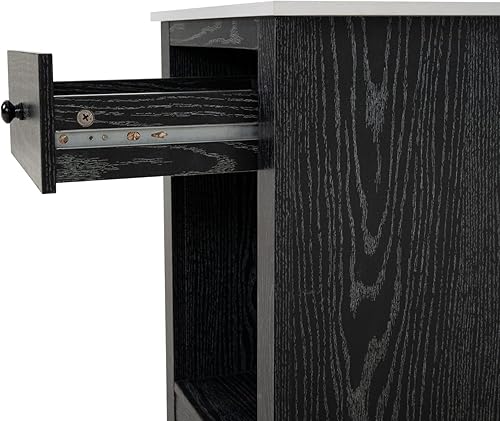 Miniatura 8 de Duerme con estilo con la mesa auxiliar Peyton almacenamiento elegante y felicidad serena, eleva tu dormitorio, sala de estar con esta mesa auxiliar