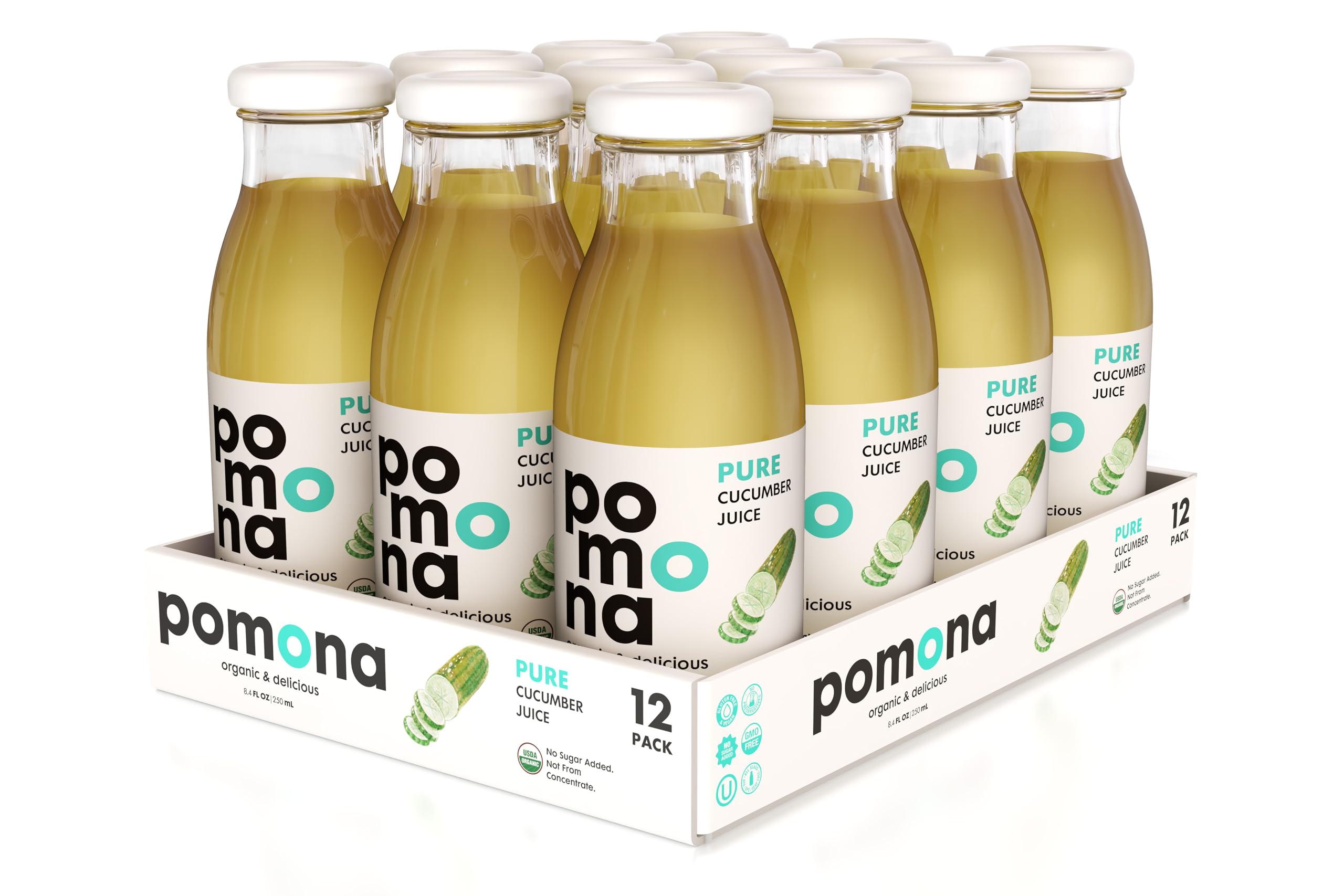 Amazon.com : Pomona Organic Juices Pure Cucumber Juice, 8.4 Ounce