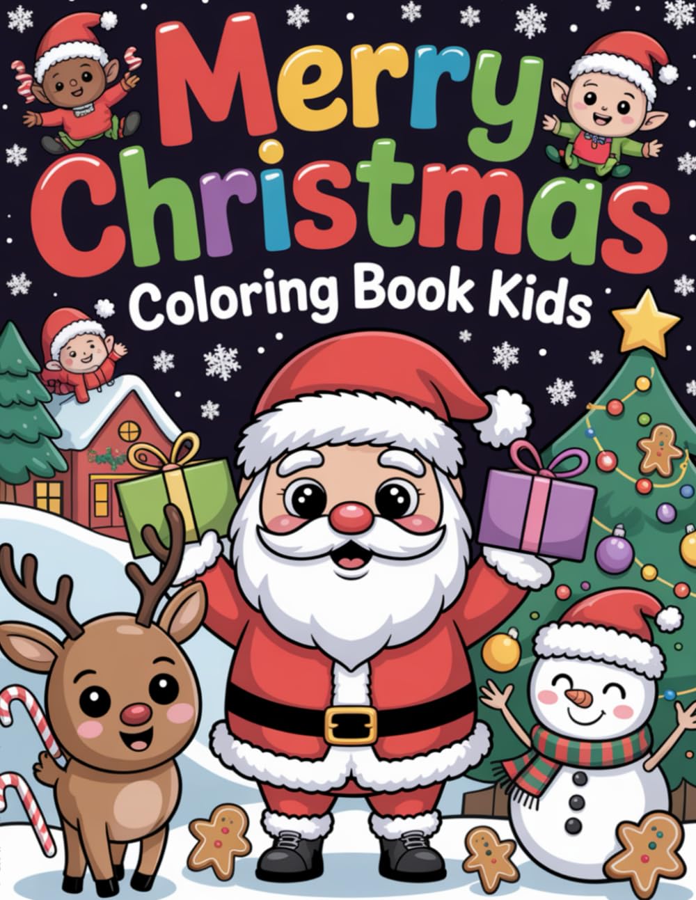 Merry Christmas Coloring Book for Kids: A Magical Holiday Coloring Adventure!