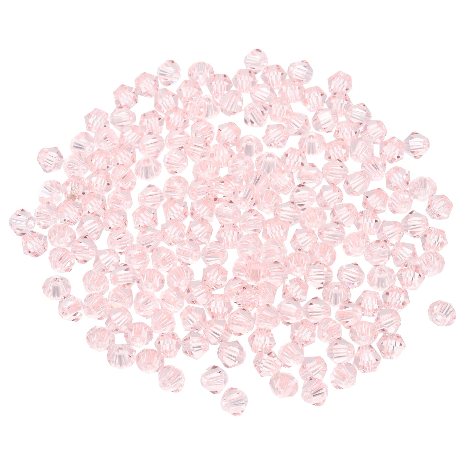 PATIKIL 100pcs 8mm Bicone Glass Crystal Beads