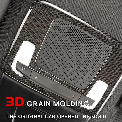 Miniatura 8 de JSWAN Cubierta de fibra de carbono para luz de lectura de automóvil, ajuste para 11 generación Civic Type r FL5 (2023) Typer cubierta de lámpara de