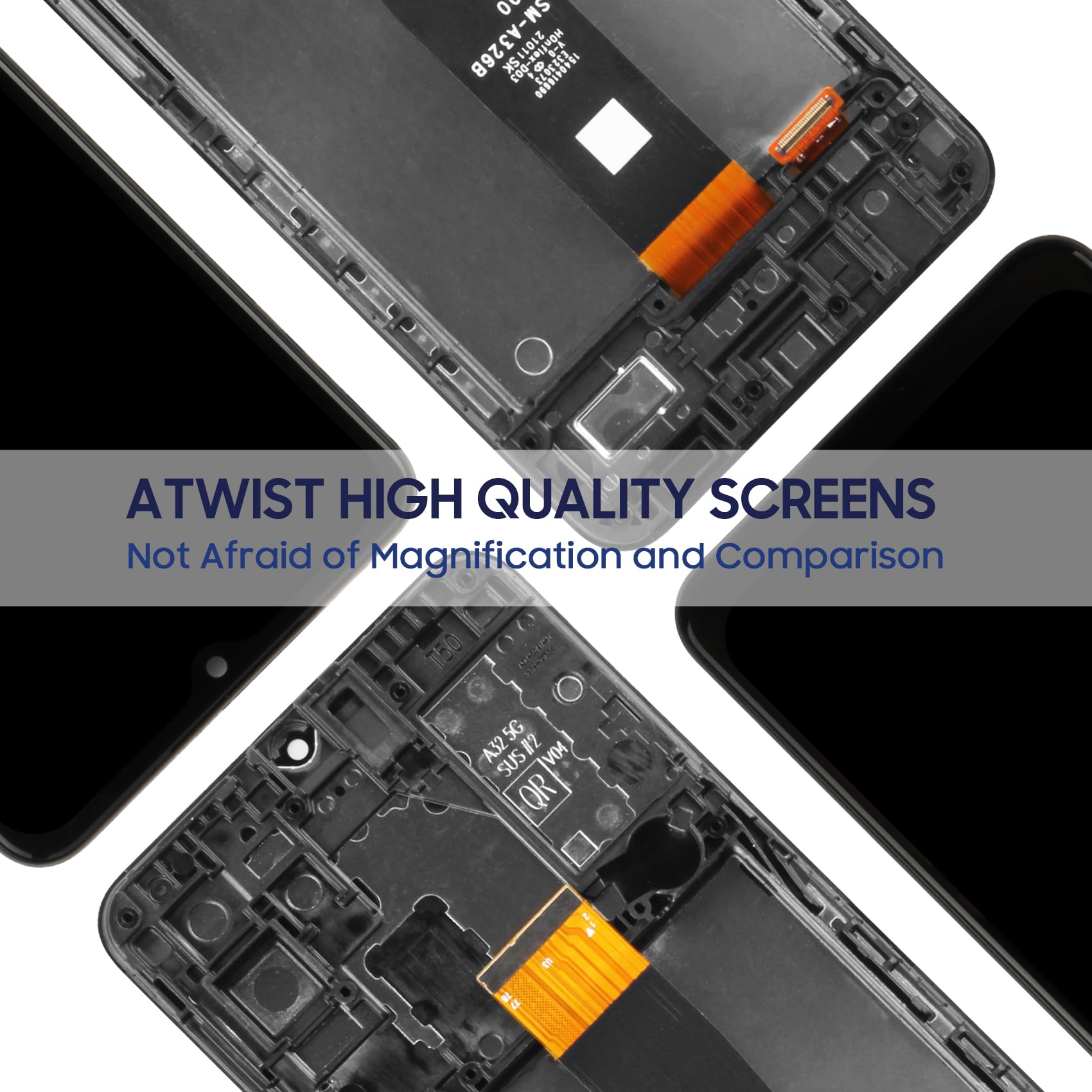 Reparo per Samsung Galaxy A32 5G LCD Display per Samsung A32 5G LCD Schermo di Ricambio (SM-A326B,SM-A326B/DS,SM-A326BR/DS) Touch Digitizer Assembly con Strumenti (con Cornice, Non per A32 4G)