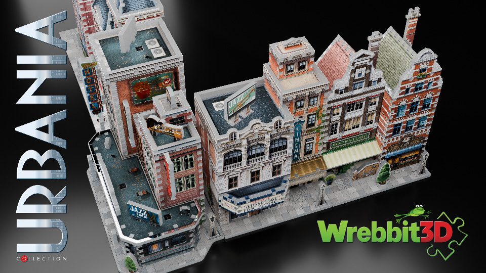 Amazon.com: Wrebbit3D 1950's Diner 3D Puzzle | Urbania Collection