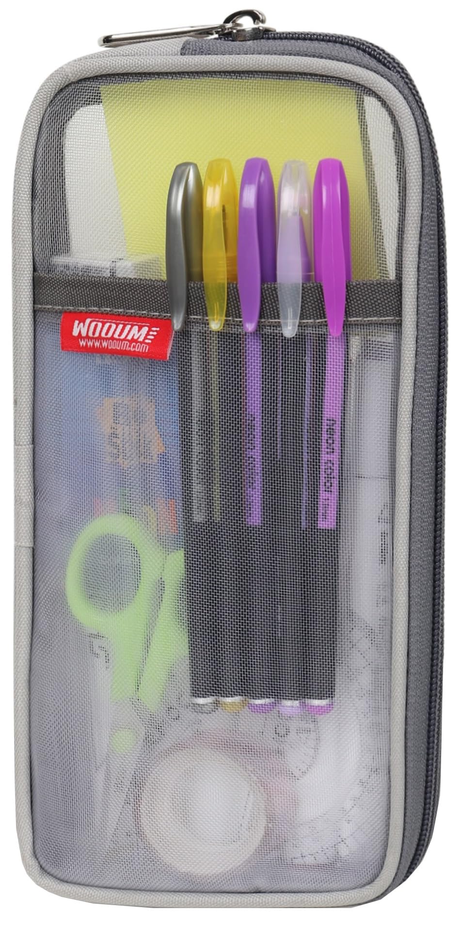 Wooum Mesh Pencil Case with Smooth Zipper, Single Layer Spacious Pen, Multi-Purpose Stationary & Pen Pouch for Boys & Girls, Transparent Stationary Bag, Organizer Pouch for Student - Single Layer (B0BWYYB64H) Amazon Price History, Amazon Price Tracker
