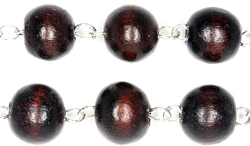 Miniatura 2 de Coronilla de San Peregrino hecha con piedras preciosas, cristales austriacos o madera (pacientes con santo patrón de cáncer) - Tarjeta santa de San