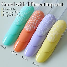 Double Rhythm 15ML Gel Nail Polish Pure Sheer Same Color Same Bottle Soak Off Gel Polish Art Manicure Salon DIY at Home for Women (Light Yellow-A1395)