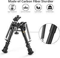 Vista 3 de CVLIFE Bípode de 6 a 9 pulgadas con adaptador para M-Rail