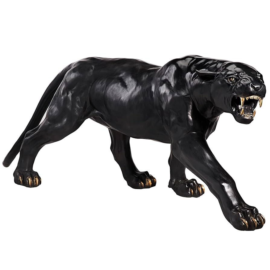 Amazon.com: Design Toscano Panther Predator Black Jaguar