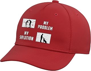 My Problem My Pictogram Dad Dog Training Service Dog Trainer Adjustable Baseball Hat