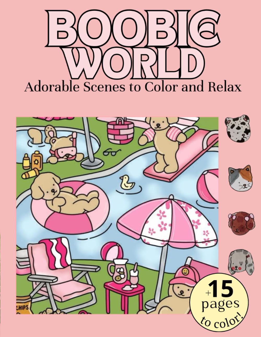 Boobies World: Adorable Scenes to Color and Relax