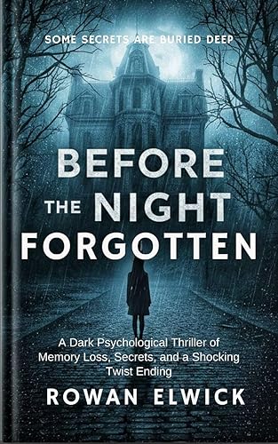 Before the Night Forgotten  A Dark Psychological Thriller of Memory Loss, Secrets, and a Shocking Twist Ending