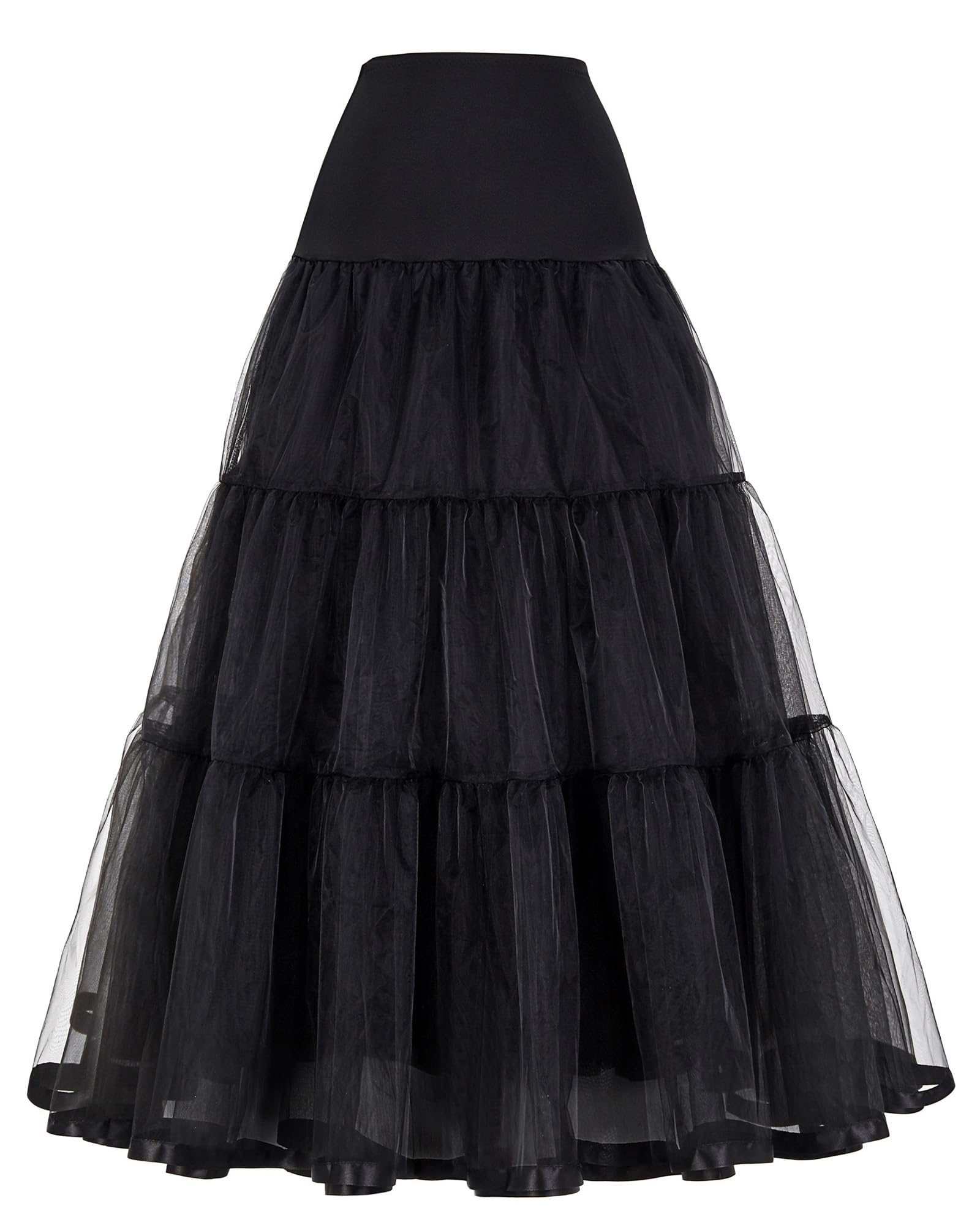 GRACE KARIN Women's Ankle Length Petticoats Wedding Slips Plus Size S-3X