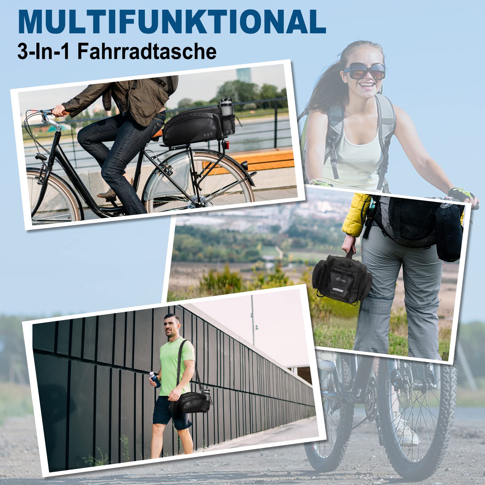 toptrek Torba na bagażnik rowerowy 12 l