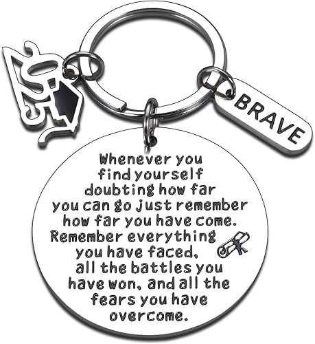 Llavero de regalo de graduación 2025 para él, para ella, estudiantes universitarios de secundaria, clase de 2025, grado superior, doctorado,