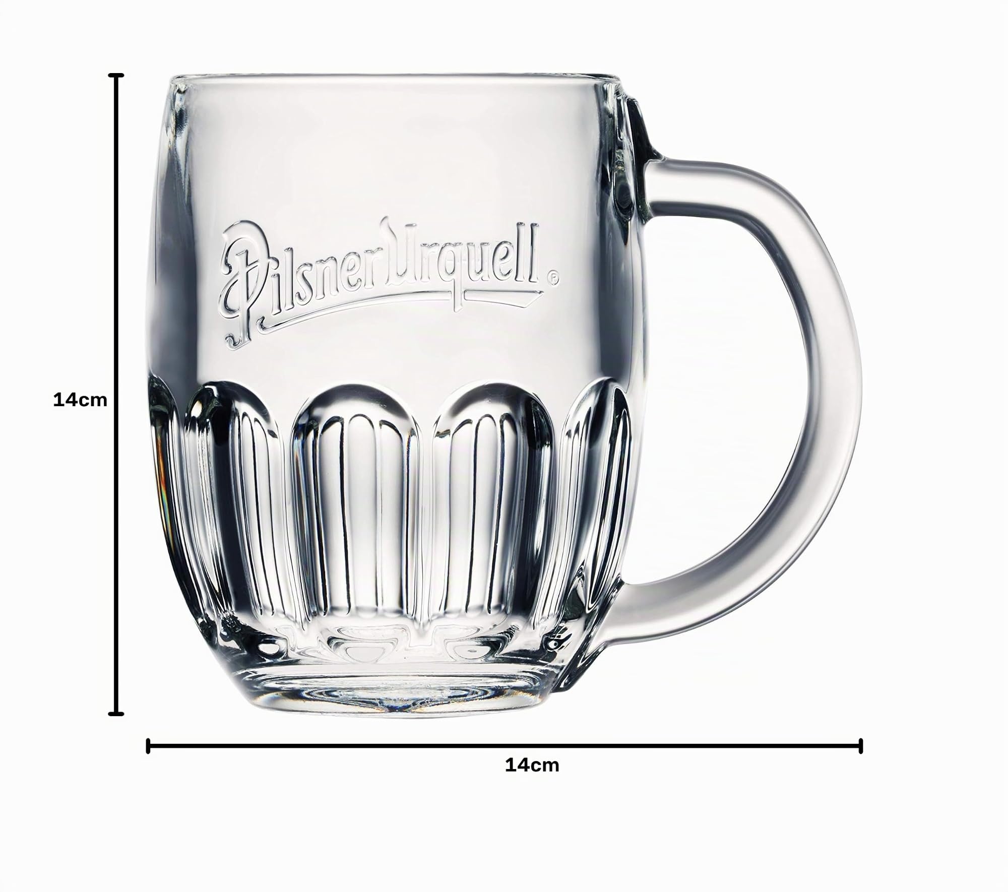 Pilsner Urquell 6 Stück Glas Gläser Halbliterglas 0,5l Bierglas Humpen Seidel Biergläser Tschechien Küche, Haushalt & Wohnen