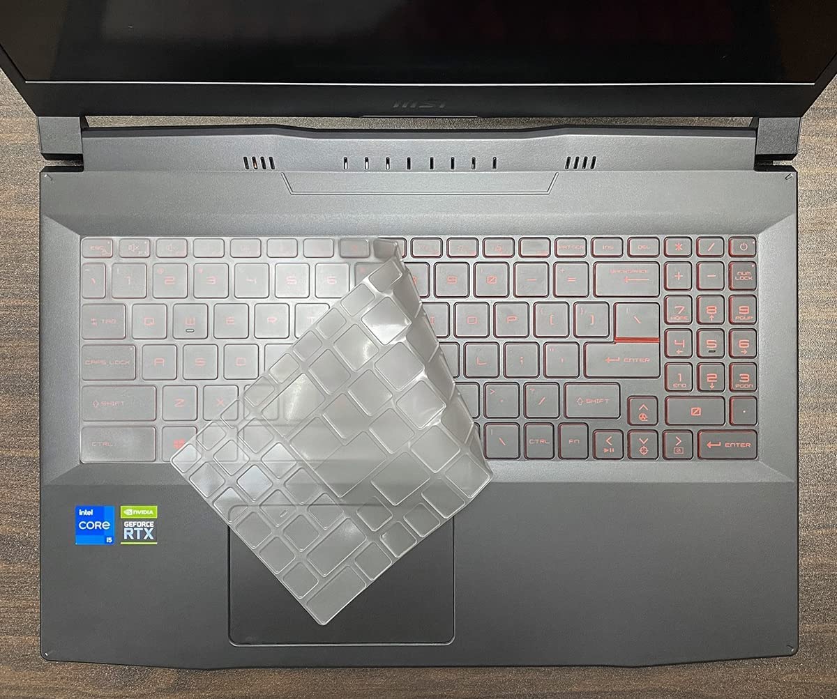 iFyx Ultra Thin Keyboard Cover for Msi Bravo 15 B5DD-043IN 15.6 inch 2021 Gaming Laptop Keyboard Skin Protector (TPU (Clear)) (B0BYDNWGG3) Amazon Price History, Amazon Price Tracker