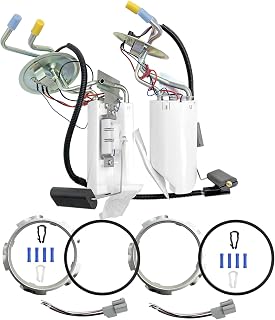 Front & Rear Fuel Pump Assembly Compatible with Ford F-150 F-250 F-350 1992 1993 1994 1995 1996 1997 SP2005H SP2007H