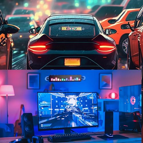 Miniatura 8 de Leadleds Cartel LED de desplazamiento RGB Tablero de mensajes multicolor Aplicación de control Bluetooth Animación programable Graffiti Texto