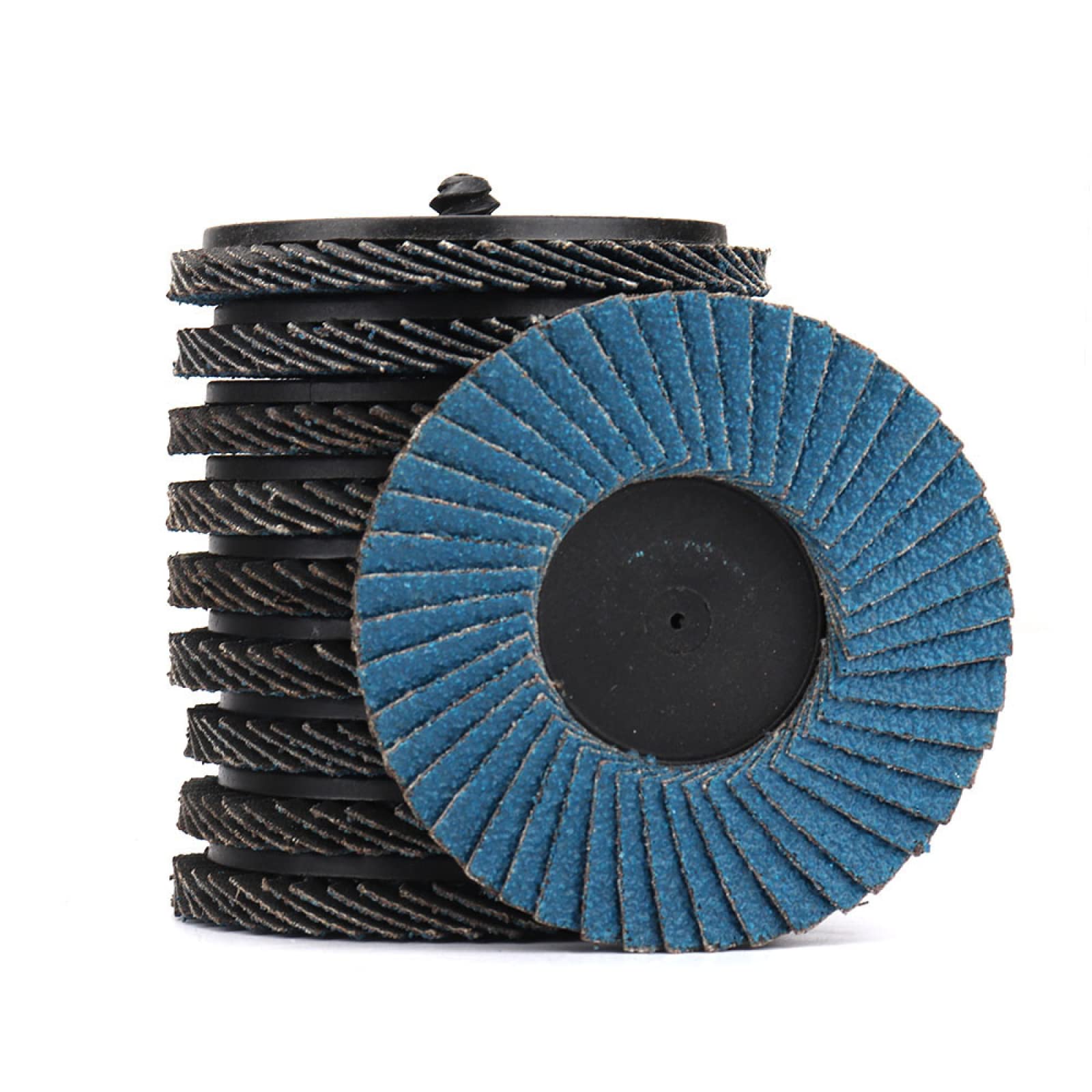 Tarcze listkowe do szlifierek kątowych, 3" Płaskie ściernice szlifierskie Zirconia Alumina Roll Lock Tarcze ścierne 80 Grit Typ listkowy Tarcza ścierna Do drewna Metalu Plastiku