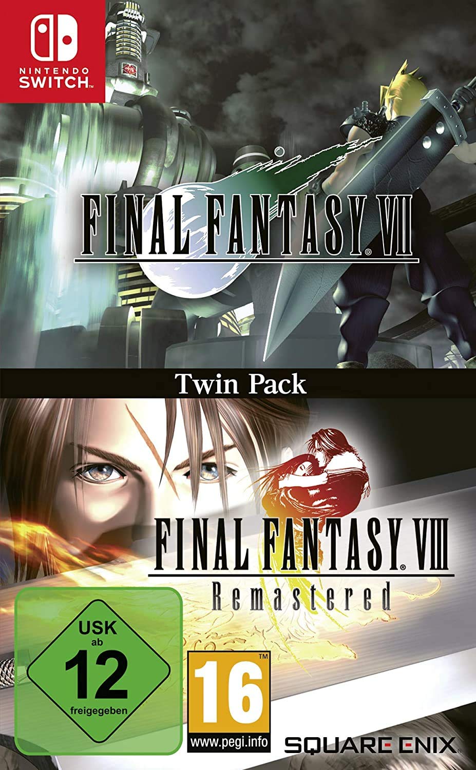 Amazon.com: Final Fantasy VII & Final Fantasy VIII Remastered Twin