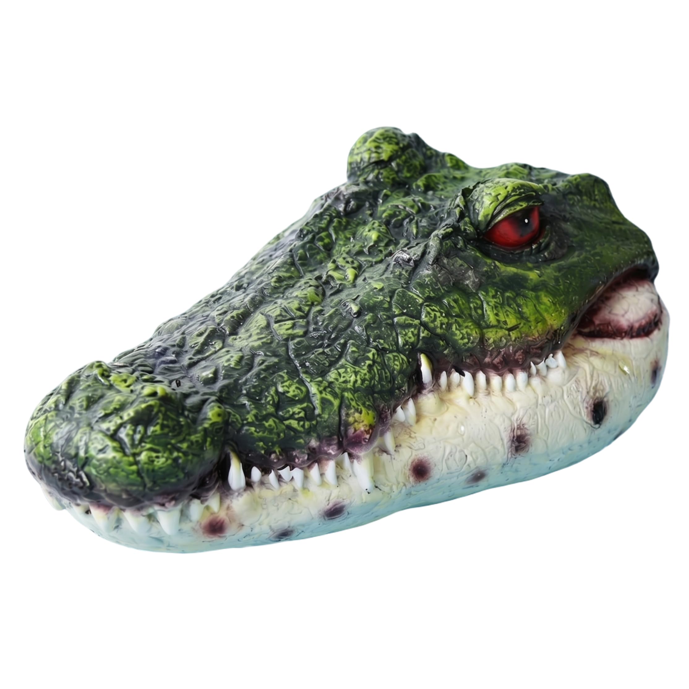 Ameble Alligator Pool Float, Floating Alligator Decoy For Pool, Realistic Head Pond Decor – Ideal For Outdoor Ponds, Pranks & Bird Deterrence Float, Floating Decoy for, a