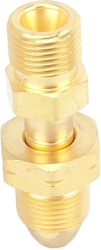 Miniatura 4 de Forney 87809 Adaptador del regulador del acetileno, CGA 510 a CGA 300, tanque #4 al regulador, 125-CF