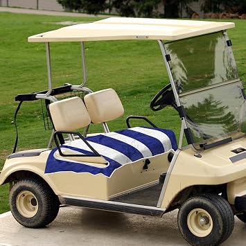EZGO Microfiber Golf Cart Seat Covers - 2-Person Seat Blankets for Club Car