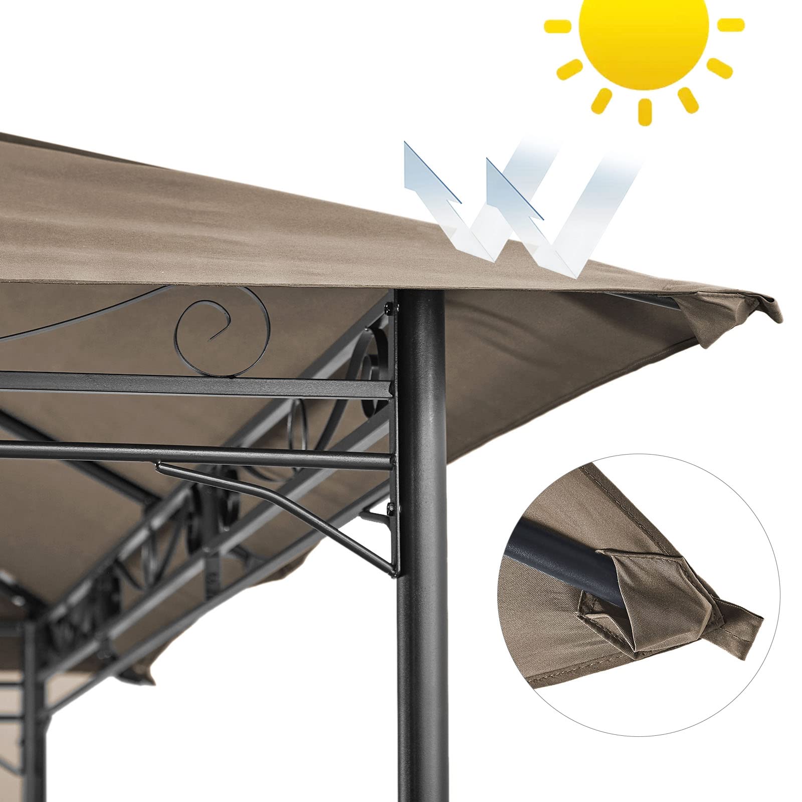 Tuinpaviljoen 3x3m | Skyshade - Lite