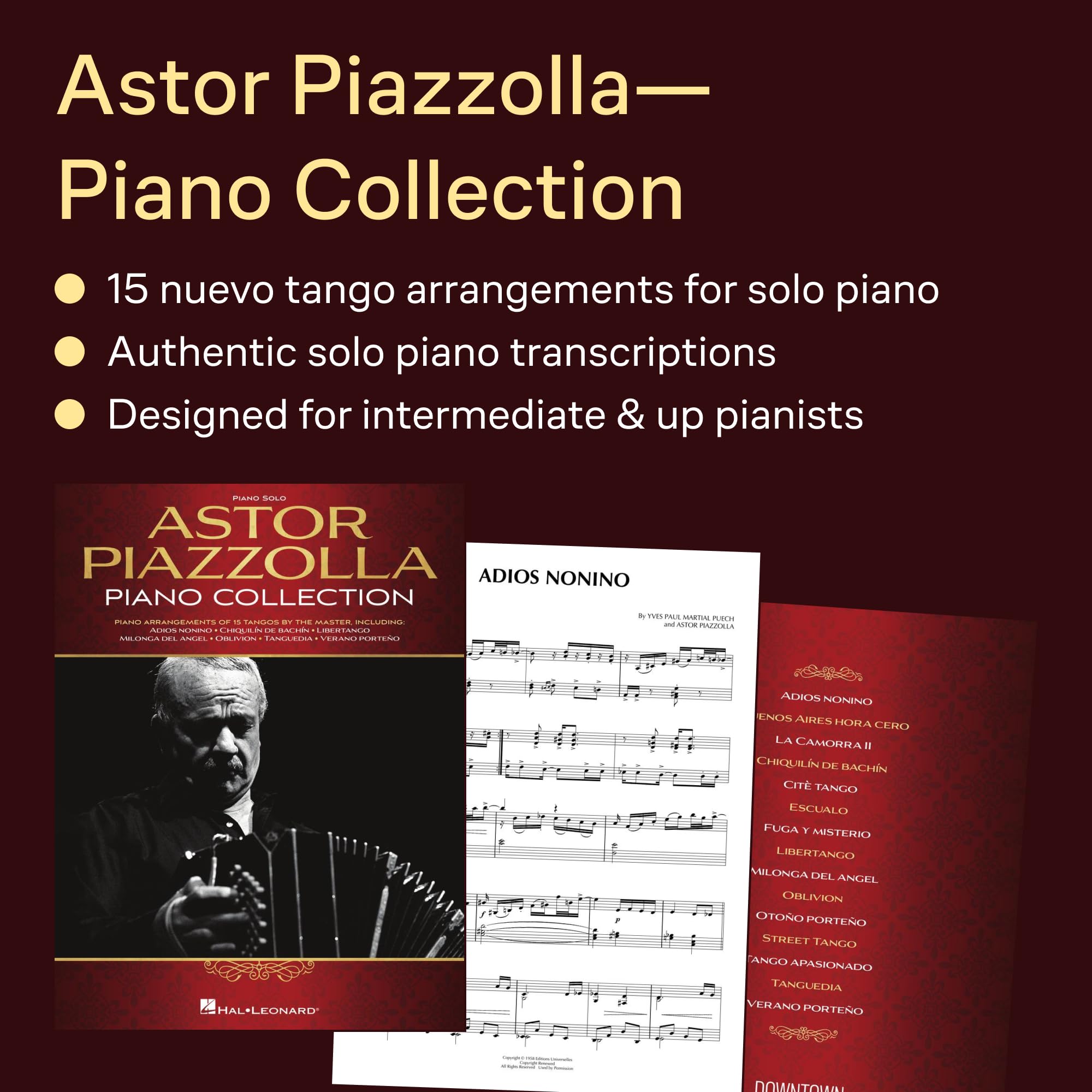 Astor Piazzolla Piano Collection