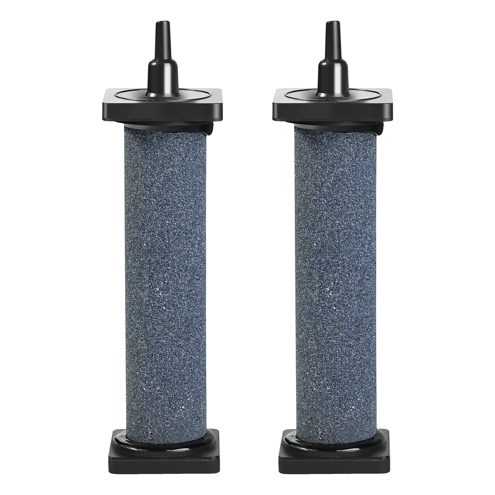 AQUANEAT Aquarium 5 inch Air Stone Cylindrical 2 Pack, Large Airstone, Aerator Bubble Diffuser, Air Pump Accessories for Aquariums, Hydroponic, Ponds and Fish Tanks