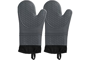 #1 Durable & Heat Resistant Silicone Oven Mitts