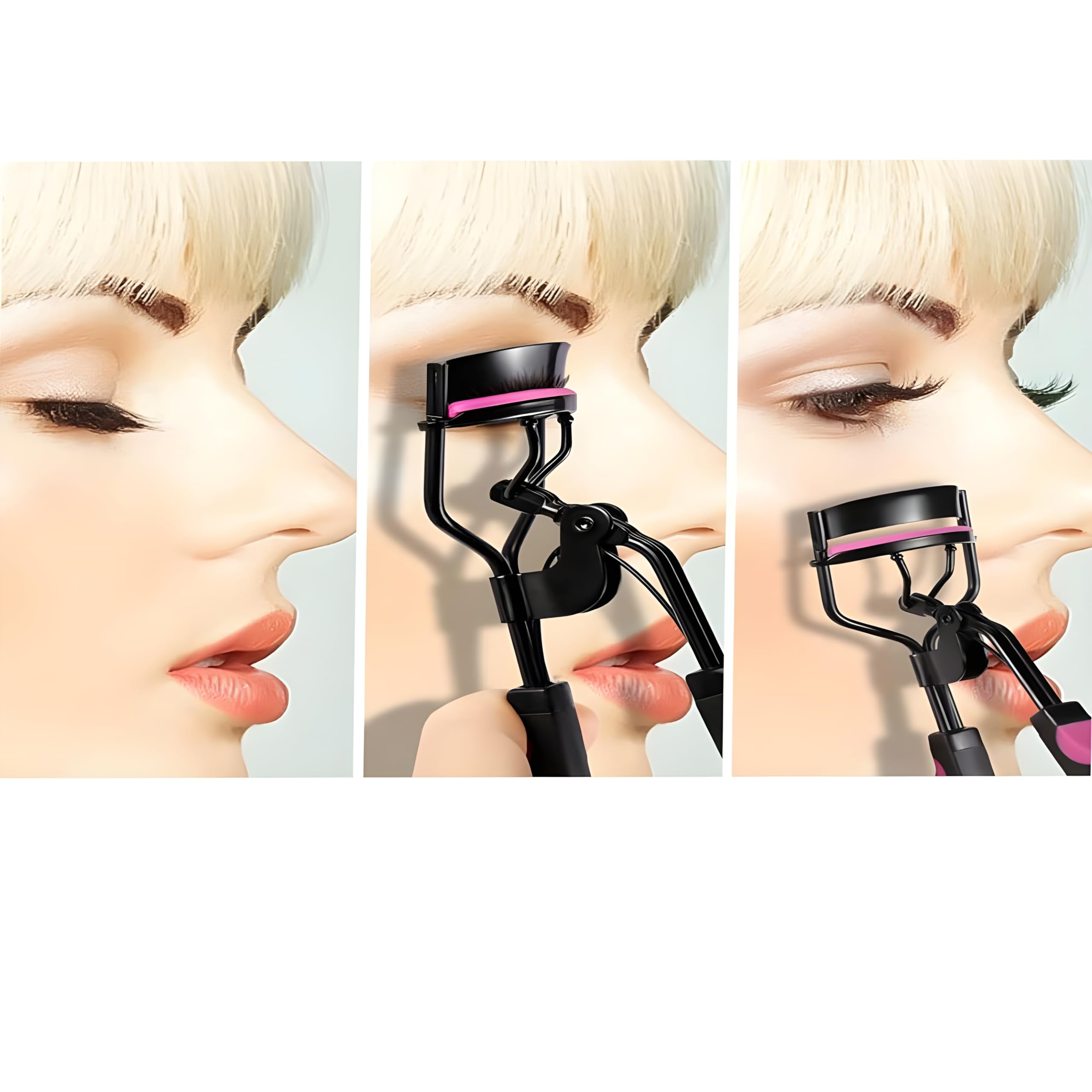 Trendy Look Black and Pink Eyelash Curler | Long-lasting Eye Lash Curler for Women | Eye Lashes Curler for Stunning Curls - Image 7 thumbnail