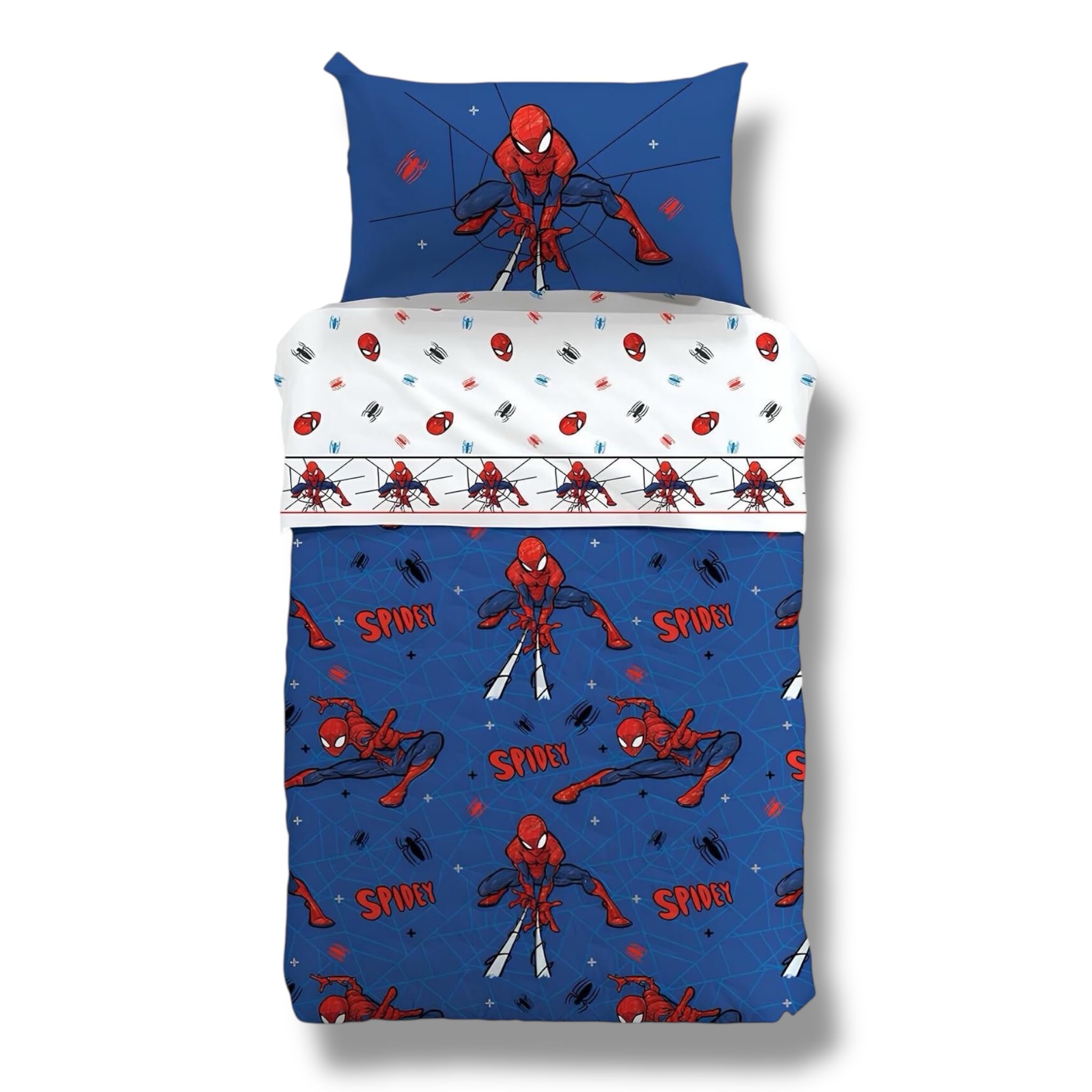 Copriletto Primaverile Spider Man Spidey Marvel Caleffi Singolo