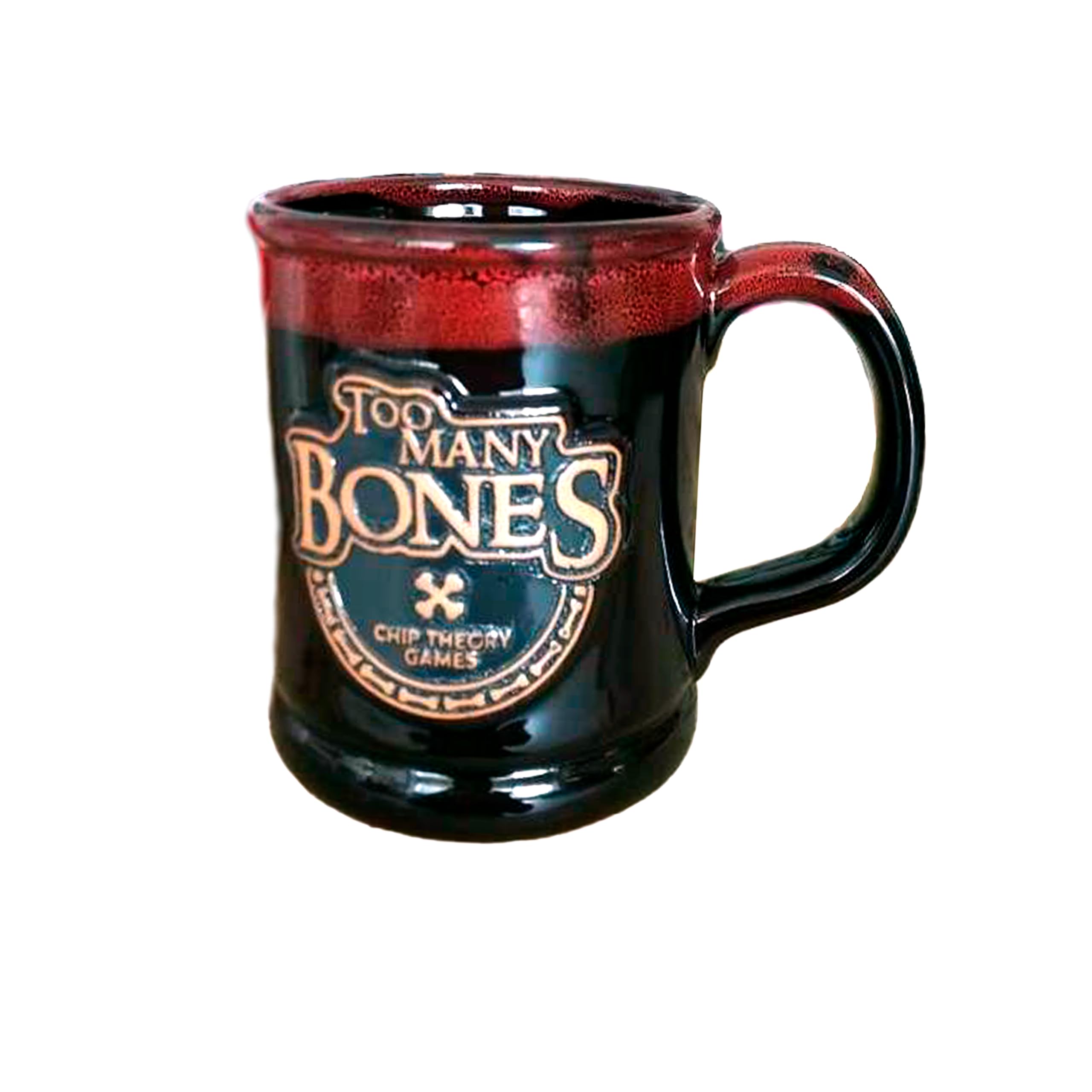 Chip Theory Games Too Many Bones: Sculpted Ceramic Mug – Premium Mug for Hot Drinks with Game-Themed Design