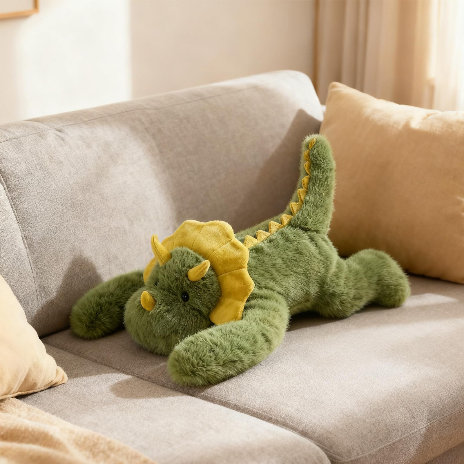 Animale di peluche ponderato, Orsacchiotto ponderato, Animali di peluche ponderati per adulti, Morbido peluche abbracciabile cuscino Panda Teddy Dinosaur