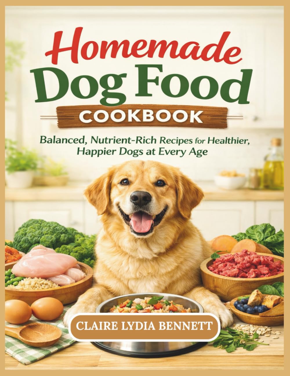 Homemade Dog Food Cookbook: Balanced, Nutrient-Rich Recipes for Healthier, Happier Dogs at Every Age