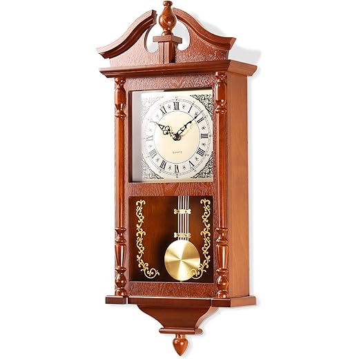 AYRELY® Vintage Pendulum Wall Clock