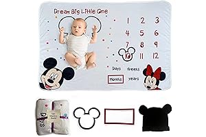 Disney Milestone Blanket for Baby's Growth Journey