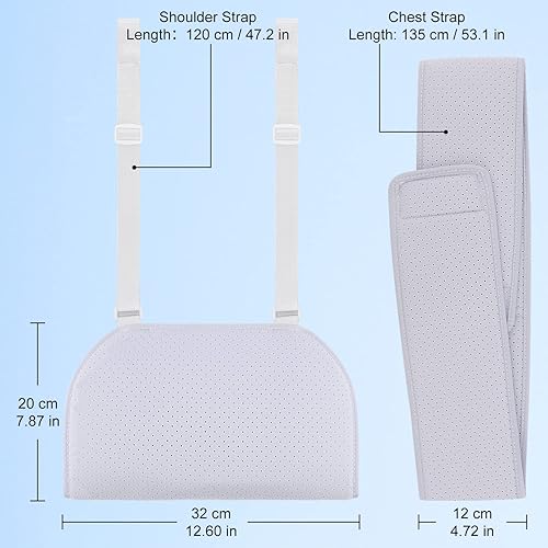Miniatura 5 de supregear Inmovilizador de hombro ajustable, soporte ergonómico para el hombro, cómodo y transpirable para el día y la noche, soporte de hombro para