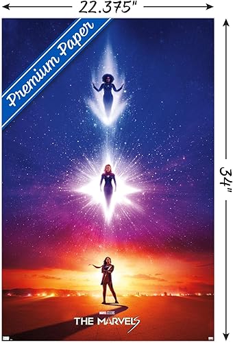 Miniatura 3 de Trends International Marvel The Marvels - Teaser - Póster de pared de una hoja