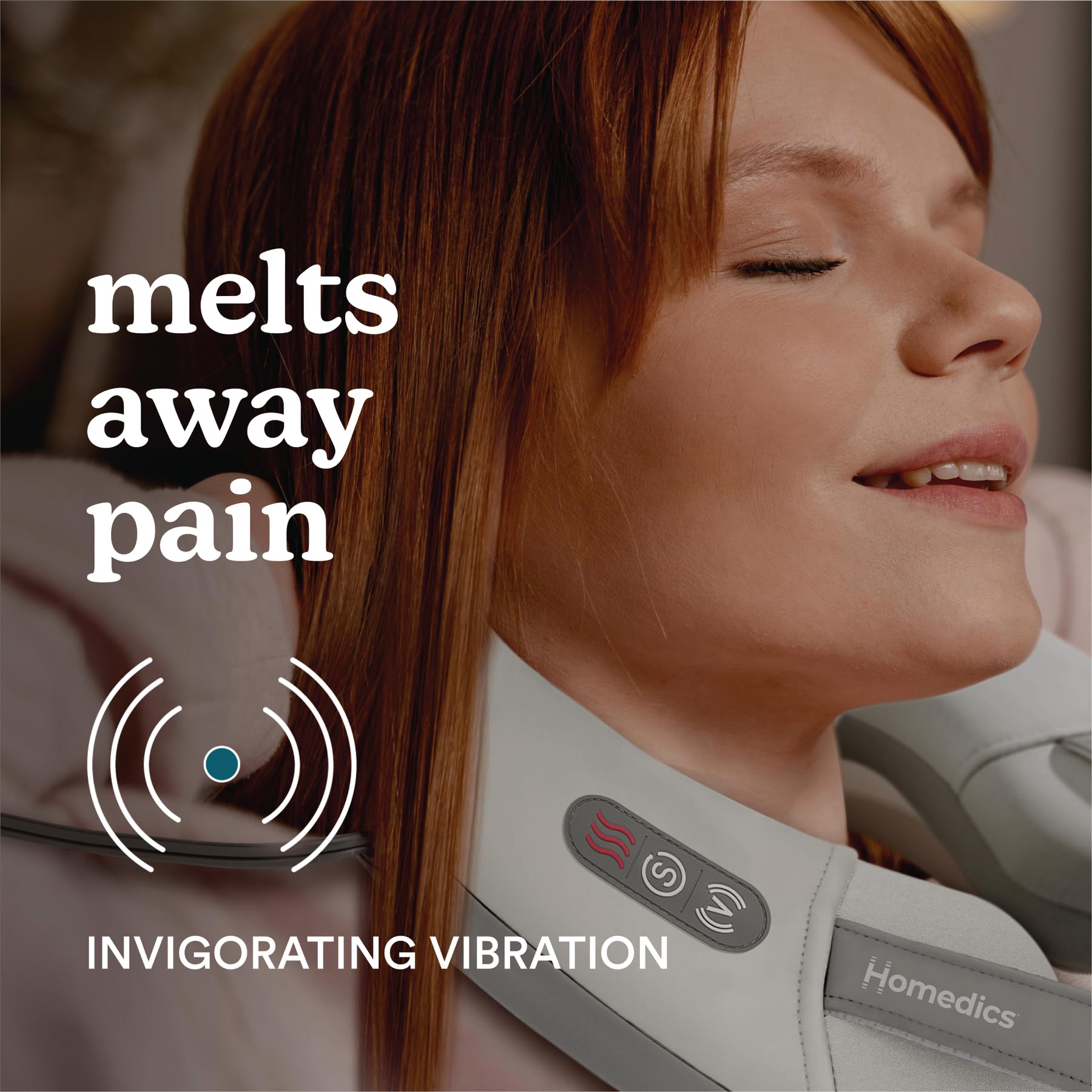 homedics perfect fit vibration neck massager NEW HoMedics Perfect Fit Vibration Neck main image 1