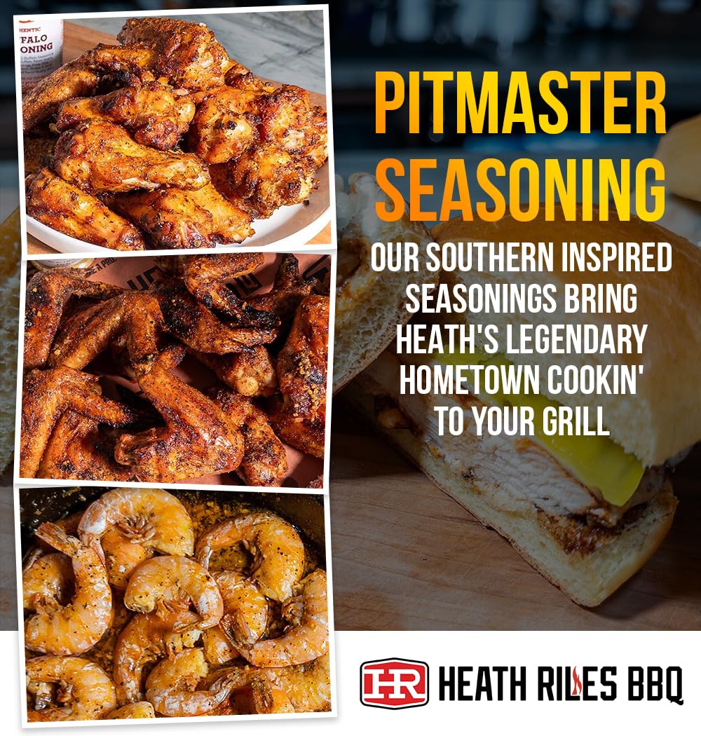 Heath Riles BBQ Rub - Parmesan Garlic Seasoning, Champion Pitmaster Recipe, Legendary Rubs For Smoking & Grilling, 80+ BBQ Championships, 8 oz. - Image 5